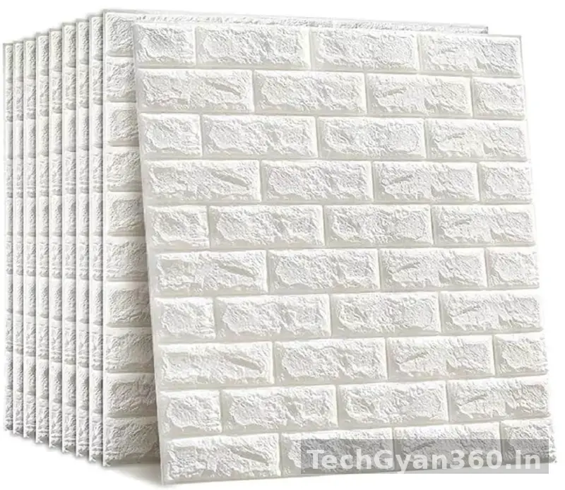 3D Wallpaper - Self Adhesive PE Foam Brick Sticker