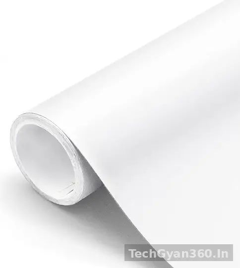 Wall Stickers Pure White Vinyl Wallpaper - Renovation Furniture