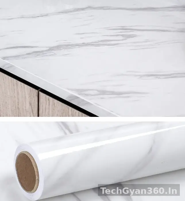 Marble Wallpaper Peel & Stick Contact Paper Self Adhesive Decorative Removable Waterproof Wallpaper