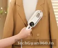 Docoss Foldable Mini Steam Iron 1300W – vertical & horizontal, LCD display