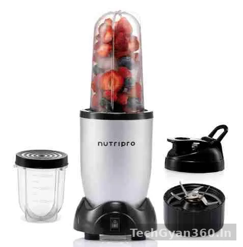 NutriPro Juicer Mixer Grinder & Smoothie Maker, 500W, 2 jars