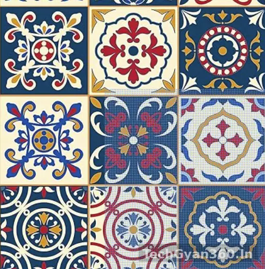 Tile Stickers for Kitchen Backsplash Bathroom Floor Wood Glass